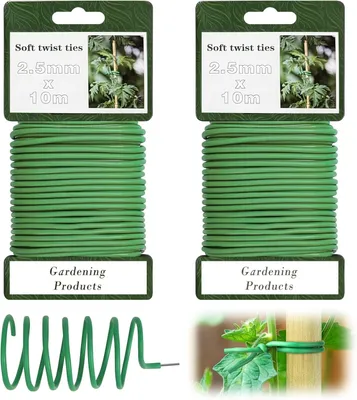 Produktbild von Gartendraht grün, 2,5 mm Durchmesser, 40 m Länge, für Pflanzenbindung