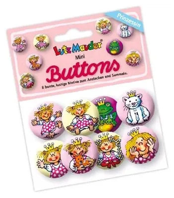 Produktbild von Lutz Mauder Mini-Button-Set Prinzessin Miabella, 8-tlg. 67233