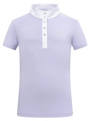 Productafbeelding van Imperial Riding kinder turnierbroek IRH Basic Glam, korte mouwen, paardrijshirt met opstaande kraag