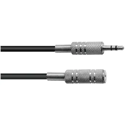Produktbild von OMNITRONIC Klinkenverlängerung 3,5 stereo 3m