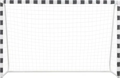 Obrázek produktu pro vidaXL Fotbalová branka 300 x 200 x 90 cm kovová černobílá