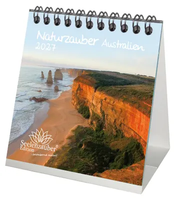Produktbild von Naturzauber Australien Tischkalender 10x10cm für 2027 Urlaub Landschaft Natur Koala- Seelenzauber
