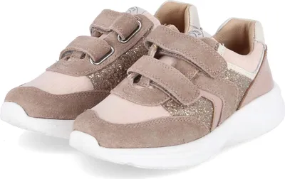 Produktbild von Bisgaard Yuki Glitter Mädchen Klettschuh in Beige, Größe 33