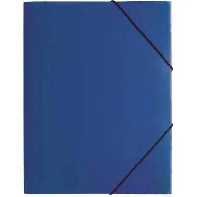Obrázek produktu pro Pagna 21613-07 PAGNA Gummizugmappe A4 PP 3 Einschlagklappen blau