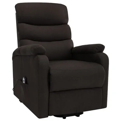 Immagine prodotto di vidaXL Poltrona per massaggi con ausilio per la posizione eretta in tessuto marrone scuro