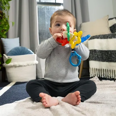 Produktbild von Baby Einstein Beißspielzeug Sea of Sensory - buntes sensorisches Spielzeug