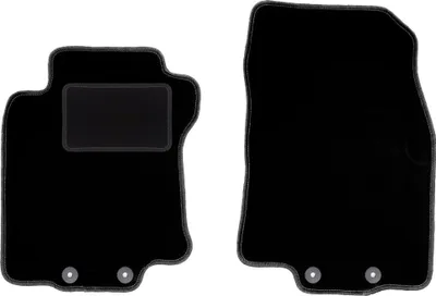 Immagine prodotto di Wielganizator tappetini auto velours anteriori adatto per Renault Koleos II (2016-, SUV) neri, set 2 pz, con fissaggi