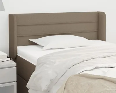 Produktbild von 2025 cloris Kopfteil mit Ohren Taupe 103x16x78/88 cm Stoff - Kopfteile Sale6838297 2parcel