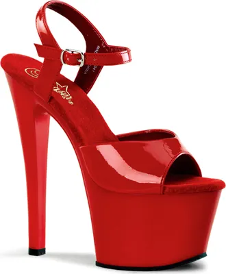 Produktbild von SKY-309 Damen Sandale von Pleaser, Rot  , EU 36, US 6