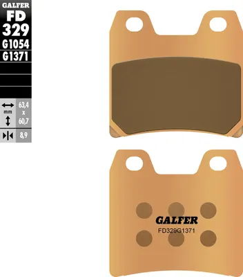 Zdjęcie produktu dla Galfer Bremsbelag Sinter Fd329 G1371