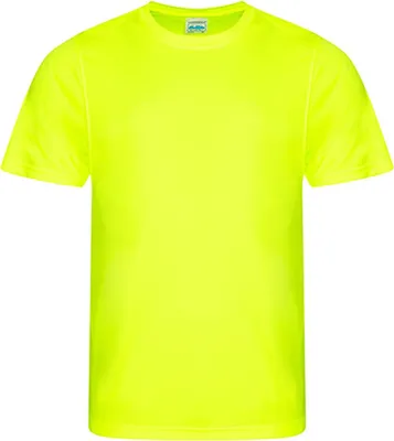 Immagine prodotto di Just Cool JC020 | Uomo Cool Smooth T / fattore di protezione UV 30+ - Colore: Giallo elettrico - Taglia: XL