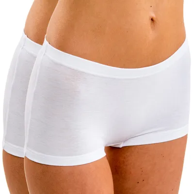 Damen Panty weiß 2er Pack