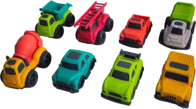 Produktbild von Fahrzeugset Eco 8tlg. Biokunststoff
