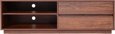 Obrázok produktu pre TV stolík HWC-J78, TV stolík nízka komoda, MDF 42x140x40cm ~ Orechový vzhľad