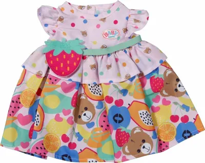 Obrázok produktu pre BABY born Dress Fruit 43cm, Šaty pre bábiku, 3 rok / roky