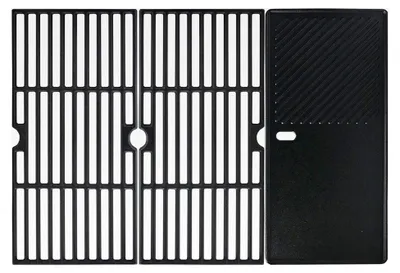 Produktbild von Gusseisen Grillrost 43 x 63 cm – Ersatzteile für Enders Boston 3 & Monroe Pro 3, kompatibel mit Charbroil, Barbecook Siesta 310, Broilking Sovereign, Landmann Triton 3/4