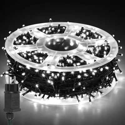 Obrázek produktu pro Jayseuw LED víla světla 10M 100LEDs IP44 s 8 režimy pro vnitřní vánoční party zahrada provoz blikající hvězda efekt dekorace studená bílá