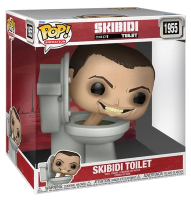 Produktbild von Funko FK88834 - Skibidi Toilet Super Sized Jumbo POP! Vinyl Figur Skibidi Toilet25 cm - Neu