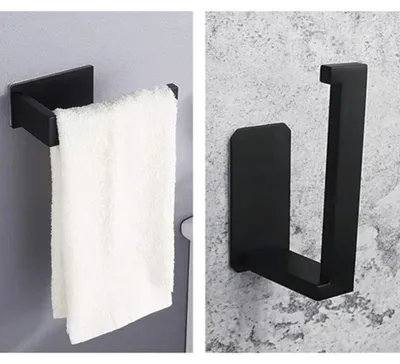 Productafbeelding van Ruhhy 25067 Toiletrolhouder, zwart