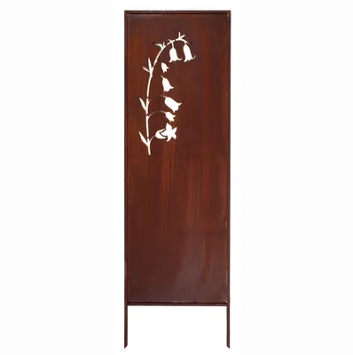 Produktbild von Edelrost Sichtschutz Garten Deko Hafen Maiglöckchen 160x50cm Decorative Abdeckung Rost