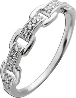 Produktbild von Damenring Silber 925 weiße Zirkonia Steine  19