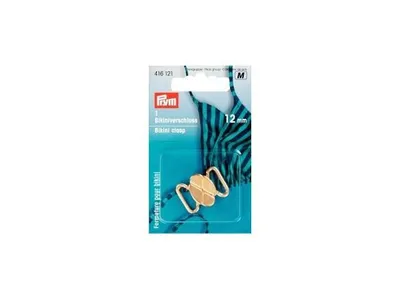 Produktbild von Prym Bikini- und Gürtelverschluss 12 mm goldfarbig  