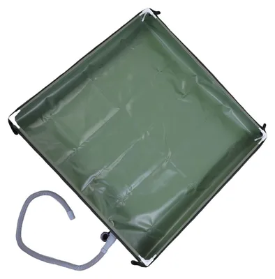 Immagine prodotto di Doccia pieghevole 80x80x10 cm, con scarico, ideale per il campeggio