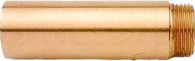Immagine prodotto di Prolunga per rubinetto in ottone lucido 1/2" x 10 cm