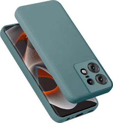 Produktbild von Cadorabo Hülle für Motorola Moto Edge 50 Pro Hülle Silikon Handyhülle Case aus flüssigem Silikon, Kratzfeste und stoßfeste Schutzhülle für Motorola Moto Edge 50 Pro