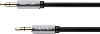 Immagine prodotto di Spina mini jack 3,5 mm Cavo AUX 1,5 m Spirale KrugerMatz