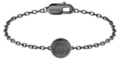 Produktbild von Schwarzes Stahlarmband Double B 1580764M