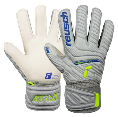 Produktbild von REUSCH Attrakt Grip Finger Support Junior 6016 vapor gray / safety yello 7,5