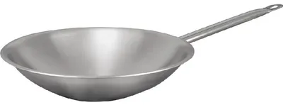 Produktbild von Wok-Pfanne gebürsteter Edelstahl, Serie OnSet, Ø 380mm