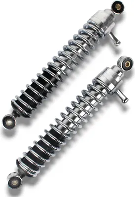 Produktbild von 1 Paar Stoßdämpfer, Federbeine 360mm, verstellbar, Feder verchromt für Simson S51, S50, S70, Enduro S51E S70E