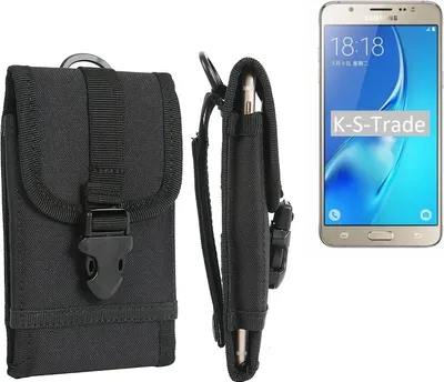 Produktbild von K-S-Trade Handyhülle kompatibel mit Samsung Galaxy J5 (2016) Gürteltasche Holster Handytasche Gürtel Tasche Schutzhülle Robuste Handy Schutz
