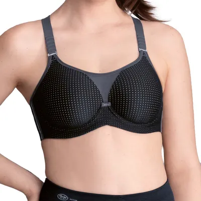 Produktbild von Anita Performance WireX - Sport bh met beugel - Schwarz/antraciet