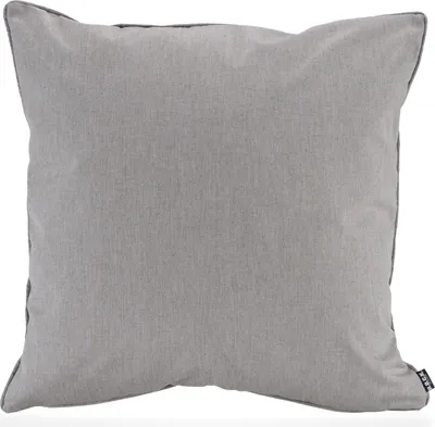 Produktbild von H.O.C.K. Lino-Leinen Outdoor Kissen mit Keder 60x60cm melange stone grau