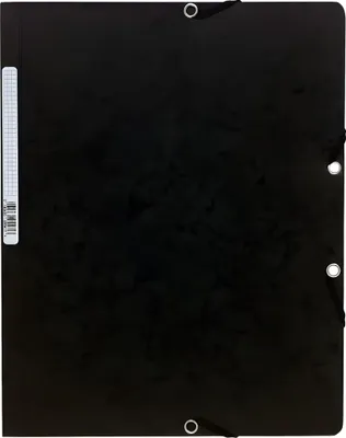 Image de EXACOMPTA 5561E Chemise à rabats DIN A4 Carton noir