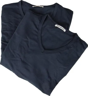 Immagine prodotto di T-shirt uomo BIKKEMBERGS confezione 2 magliette manica corta scollo v cotone elasticizzato bipack articolo BKK1UTS02BI BIPACK, L - EU L - US M - FR 4, Cotone 95%,Spandex 5%
