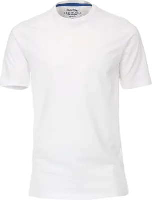 Produktbild von REDMOND Casual Herren T-Shirt Rundhals Regular-Fit Jersey Weiß L