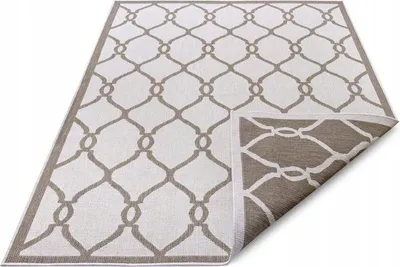 Zdjęcie produktu dla Beżowy dywan dwustronny, płaskotkany 200x290 cm