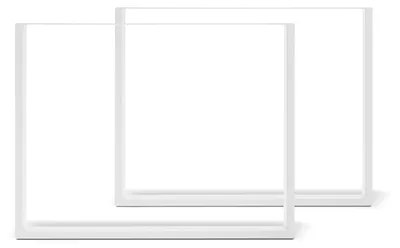 Immagine prodotto di Set di 2 piedi per tavolo - forma quadrata - bianco