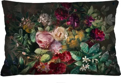 Produktbild von ARCO DESIGN Dekokissen "Bouquet" Farbig Stoffbezug 40 x 60 cm Dekokissen mit Füllung Dekokissen für Wohnzimmer Schlafzimmer