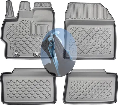 Produktbild von Z522253 TPE-Gummifußmatten kompatibel mit  Mazda 2 Mazda2 Hybrid  4 XP21 Schrägheck Hatchback 5-türer 2022-