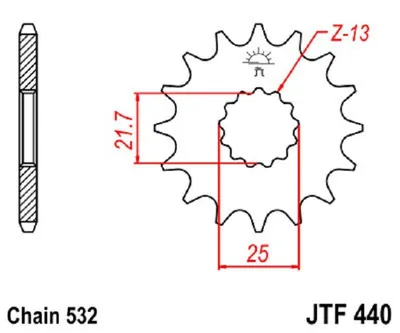 Zdjęcie produktu dla Ritzel 15Z 532