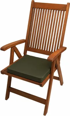 Produktbild von Stuhlkissen 40x40x4cm Grün | Sitzkissen | Gartenkissen für Rattanmöbel | Outdoor-Stuhlkissen | Sitzauflage für einen Gartenstuhl