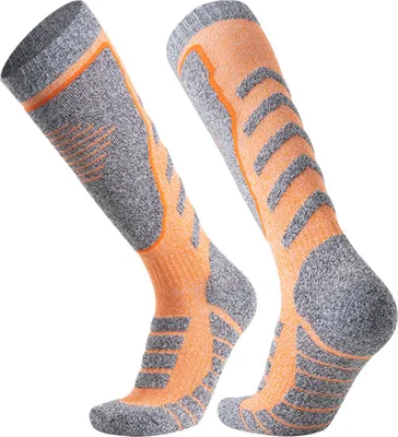 Produktbild von Thermosocken für Damen, Winter, dick gefüttert, warm, atmungsaktiv, aus dehnbarem Baumwollgewebe, ideal zum Skifahren und Snowboarden
