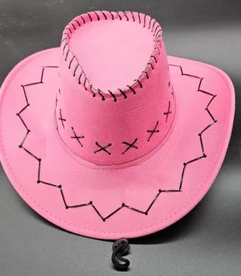 Produktbild von Western Cowboy Hut - Westernhut Fasching Western Erwachsene und Kinder Erwachsener - Pink