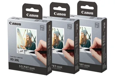 Produktbild von Canon XS-20L 2,7" x 2,7" quadratisches Fotopapier für QX10 Drucker - 60 Aufnahmen