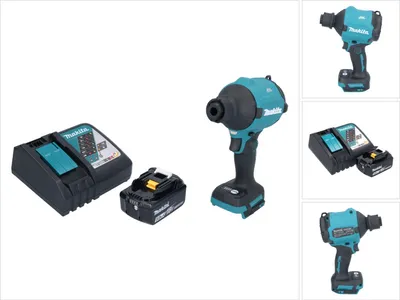 Produktbild von Makita DAS 180 RT1 Akku Gebläse 18 V Brushless + 1x Akku 5,0 Ah + Ladegerät